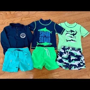 Toddler boy Carter’s swim sets